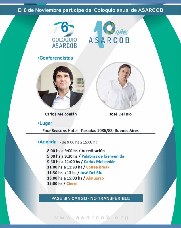 6TO COLOQUIO DE ASARCOB