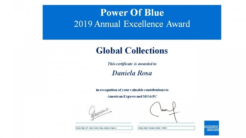 POWER OF BLUE – AMERICAN EXPRESS –